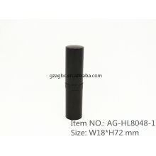 Atraente e elegante alumínio cilíndrica batom tubo recipiente AG-HL8048-1, Copa size12.1/12.7,Custom cor